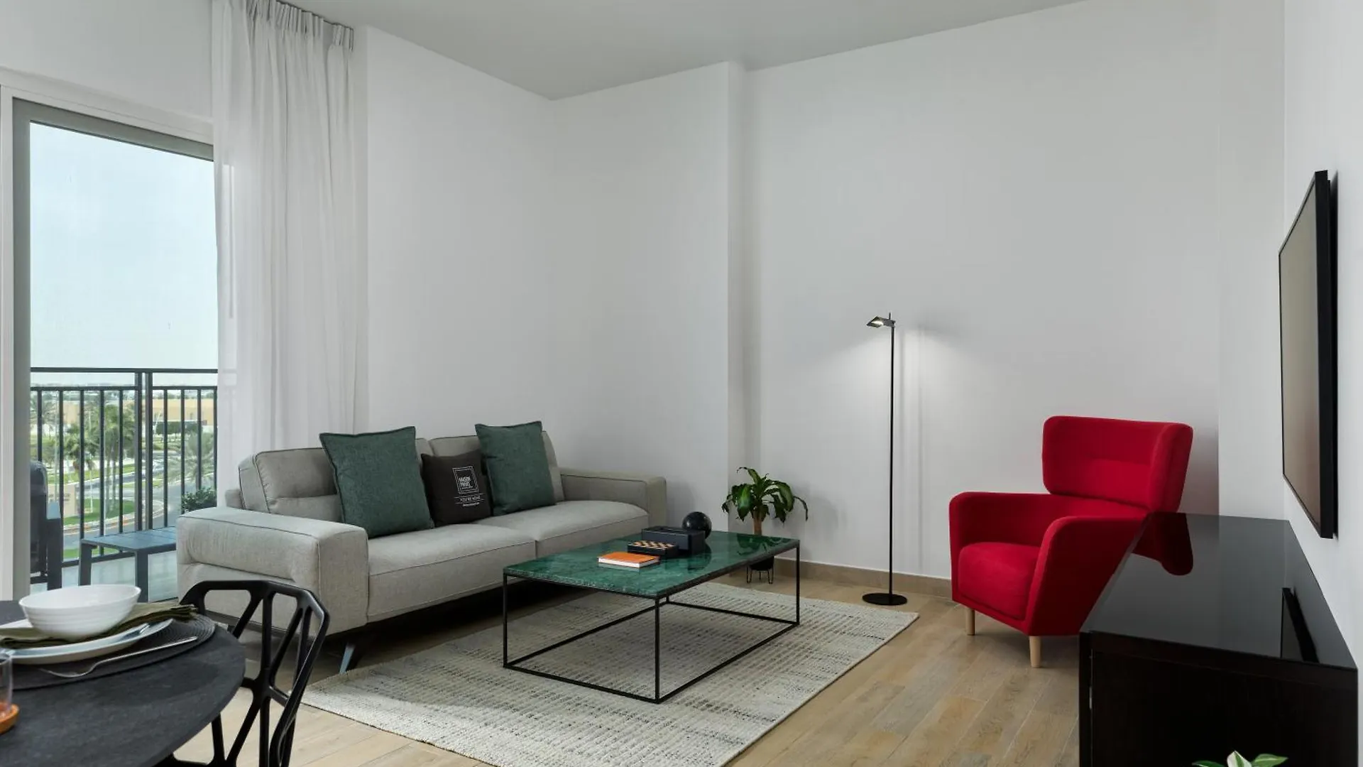 Apartmán Maison Privee - Chic Yas Island Escape With Iconic Ferrari World Vws Abú Dhabí